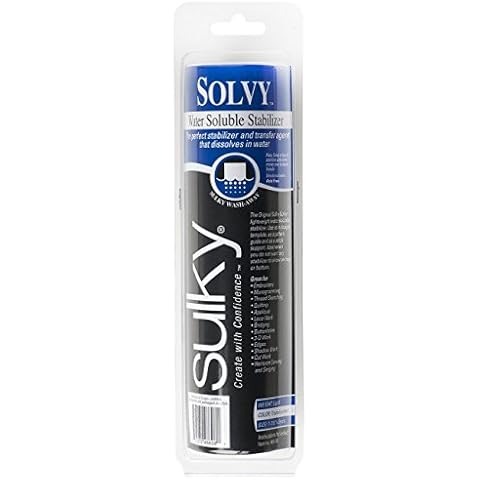 Sulky Solvy Water Soluble Stabilizer Roll, 7.875-Inch by 9-Yard (486-08) Cover