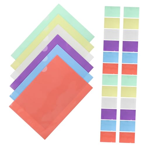 Pochettes transparentes colorées haute capacité pour trier vos documents