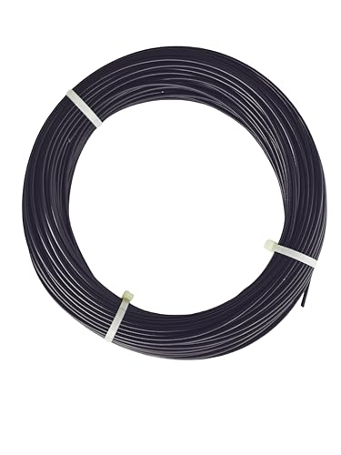 164FT Black Vinyl Coated 304 Stainless Steel Wire Rope - 7x7 Strand Core?1/16