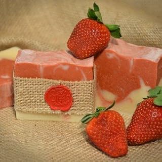 Strawberries & Champagne Handcrafted Goat Milk Soap