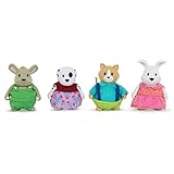 Li’l Woodzeez – Toy Figurine – Animal Figurines – Toy Figurine Set – Animal Toys – 3 Years + – Friendz Club Backyard Set