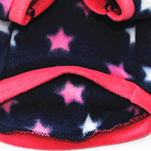 Jj Store Cute Pet Dog Warm Fleece Sweater Puppy Star Hoodies Coat Clothes Apparel #TOP5