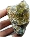 MESKEL Minerals Stones Natural Yellow Fluorite Cluster Mineral rehearsals Stones and Crystals Quartz Healing Crystal Stones Decoration (Color : 237g)