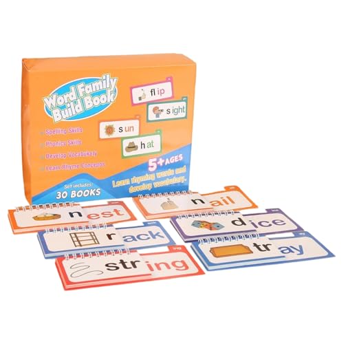 Cartes flash pour les familles de mots : jeu d'apprentissage des sons pour la maternelle