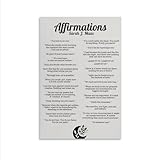 Sarah J. Mas Affirmations Book Posters Throne of Glass, Crescent City Office Inspirational Quotes Decorative Aesthetic Gift Posters Canvas Poster Wall Art Decor Print Picture Paintings for Living Room