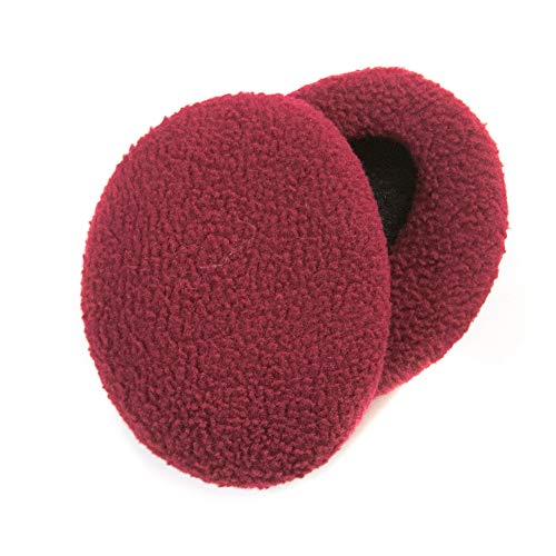 Sprigs Earbags Bandless Ear Warmers/Earmuffs with Thinsulate (Large, Burgundy)