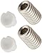 Delta Faucet RP52658 Dryden Two Handle Buttons and Set Screws, Chrome