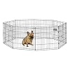 MidWest Homes for Pets Foldable Metal Dog Exercise Pen / Pet Playpen, 24’W x 24’H, 1-Year Manufacturer’s Warranty