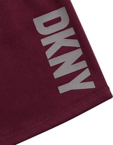 Image of DKNY Boys' Short Set - 2 Piece Soft Fleece Active Hoodie and Running Shorts - Athletic Boys' Matching Outfit Set (Sizes:8-12)
