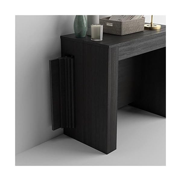 Mobili Fiver, Extendable Console Table with extension holder, Easy, 45 x 90 x 76 cm, Made in Italy - Image 3