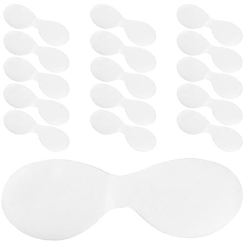 HONMEET 100 hojas de desechables de papel no tejido para hacer de ojos DIY Material suave y transpirable para el cuidado de los ojos para viajes y actividades de spa
