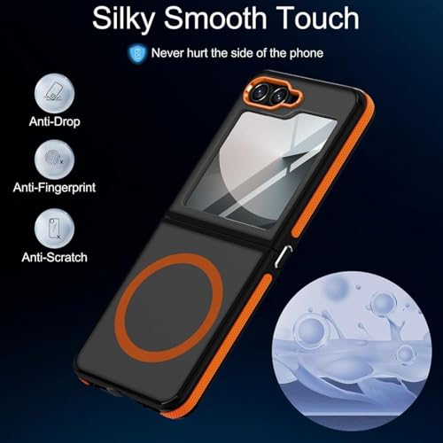 Coque Samsung Z Flip 6 antichoc acrylique mat bleu marine anti rayure