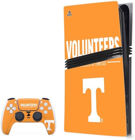 Skinit Decal Gaming Skin Compatible with PS5 Pro Bundle - Officially Licensed University of Tennessee-Knoxville UT Vols Design