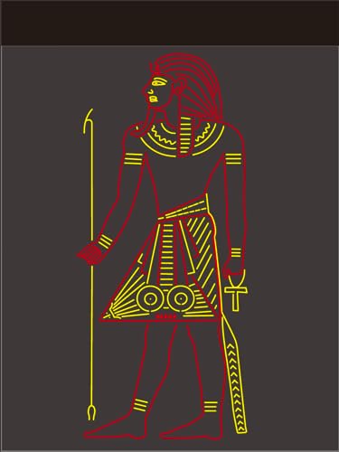 Bar Neon Light Sign Egyptian Pyramids Ancient Egypt Menes Pharaoh Man Dual-color Led St6-i4050 Lamp Neon Like Signs For Wall Decor