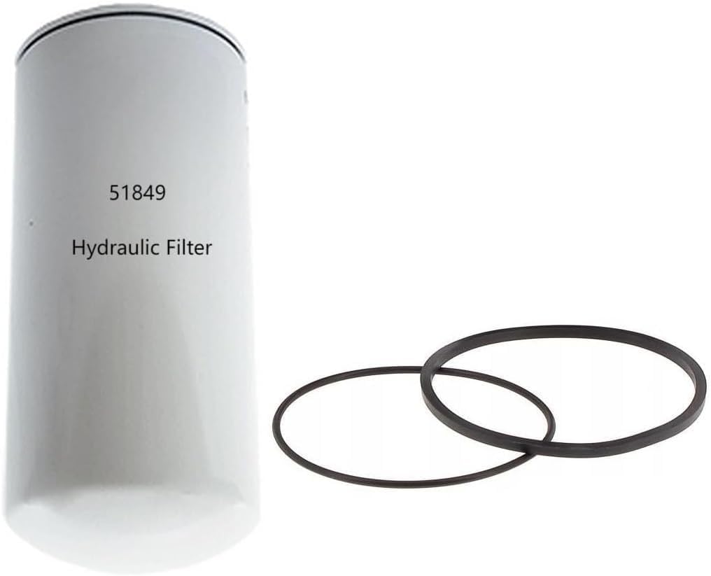 Sincerity 51849 Heavy Duty Spin-On Hydraulic Filter Compatible with Case/IHC, Ingersoll-Rand, Tigercat Filter,Replaces 51608503, 59124677, BT8308MPG, 72525351, AG710202