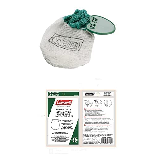 Bundle of Coleman Instaclip Mantle Socks, 2-Pack, + Coleman Instaclip Mantle Socks, 2-Pack (4 Total Mantles)