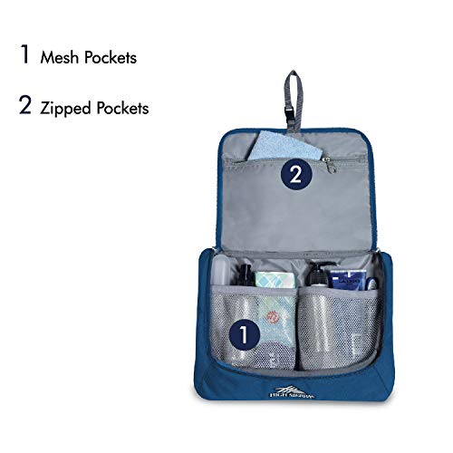 High Sierra Pack-N-Go Duffel Bag, 20-Inch, Pacific/Blue Velvet