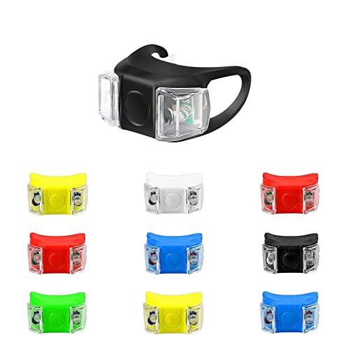 Silikon Fahrradlichter Set - Wasserdicht & Blinkend Für Mehr Sicherheit