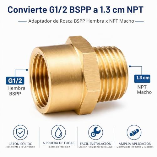 Adaptador macho cpvc 1/2 14 Imagen adicional