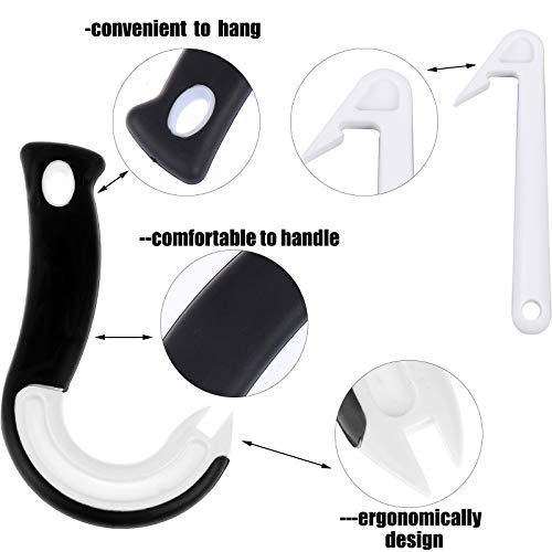 4 Pack Easy Open Ring Pull Can Opener Easy Grip Opener Ring-Pull Helper For Ring Pull Tab Cans Tins Bottles, 2 Sizes #TOP2