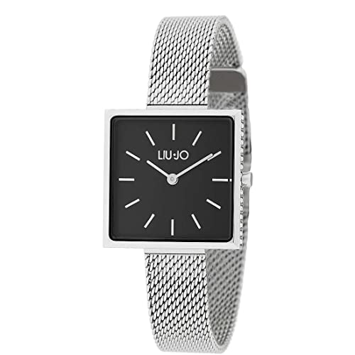 Orologio Donna Glamour Square Nero Silver Liu Jo Luxury