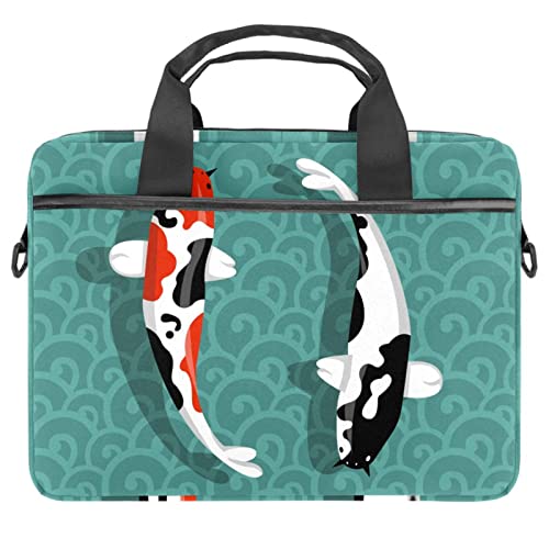 Protégez votre ordinateur 13-14.5" avec ce sac bandoulière poisson