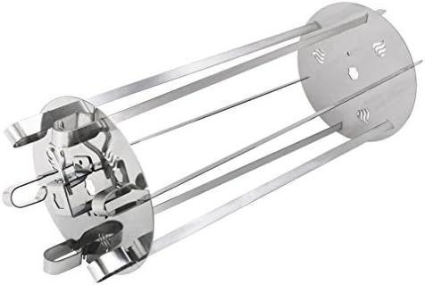 onlyfire Rotisserie Shish-Kebab Skewer Set Grill Accessory,Rotating Skewer System Fits for Most Rotisserie Grill