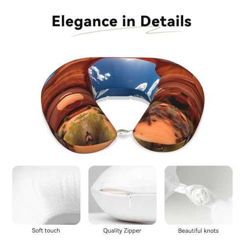 Almohada de viaje con soporte para cuello y hombros miniatura 4