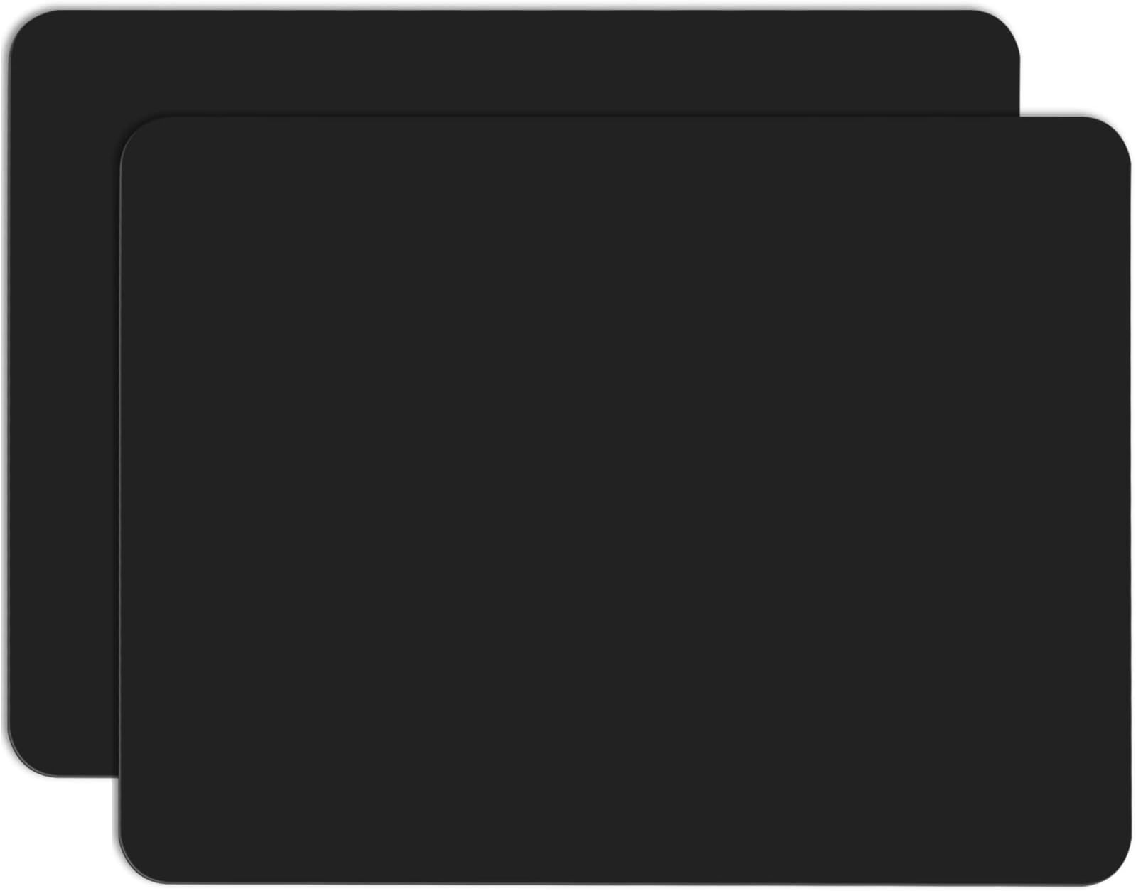 Gartful 2 Pack Silicone Crafting Mats, 15.7" x 11.8" Silicone Mat for Crafts, Large Heat Resistant Sheet for Jewelry Casting, Epoxy Resin, Painting, Counter Table Protector, Placemat, Nonstick, Black