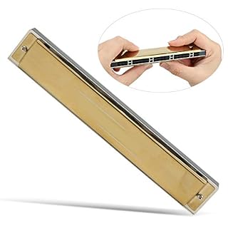 Clé de l’orgue à bouche Harmonica diatonique à 24 trous G avec étui pour étudiants adultes débutants(Golden G #Key) - Les Beatles, Paul McCartney, John Lennon, RIngo Starr, George Harrison Clé de l'orgue à bouche Harmonica diatonique à 24 trous G avec étui pour étudiants adultes débutants(Golden G #Key) – Image 4