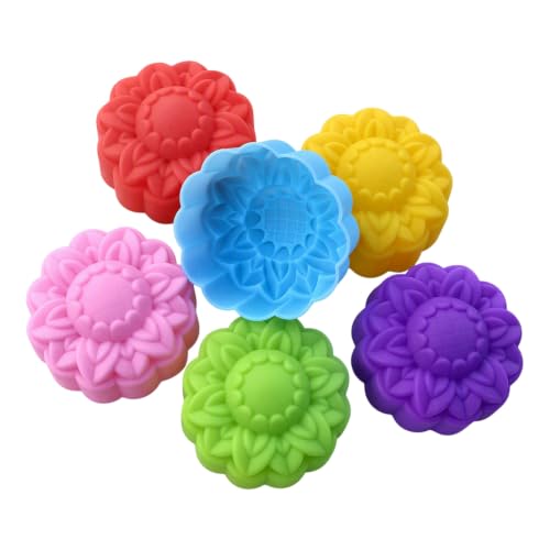 Stampi da forno in silicone per fiori – 50 pezzi, antiaderenti, alimentari