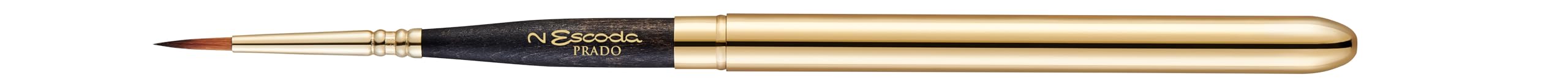 Escoda Alicia Aradilla Artist Watercolor Brush Set - Spazzole da viaggio - Astuccio in tela - Fibre sintetiche - Punta rotonda - 3 Pezzi