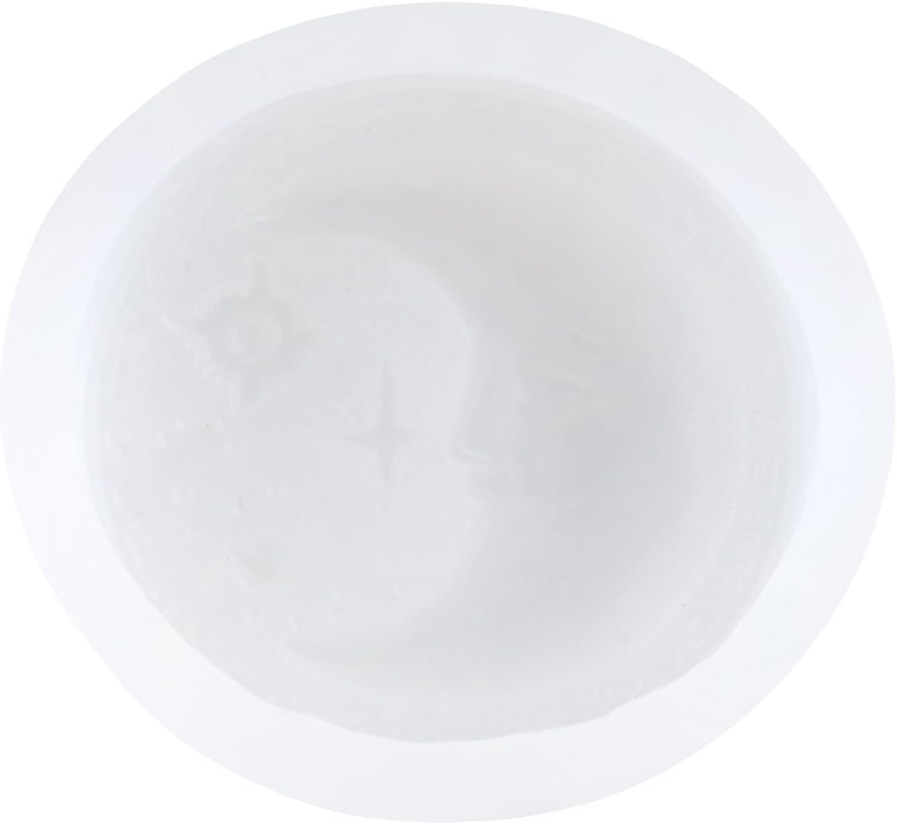 3D Moon Face Candle Mold Luna Goddess Candle Silicone Molds