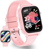 4G Smartwatch Bambini con GPS, Chiamate Video e Telefoniche, SOS, SMS, Face ID, App Store, Sfondo Multiplo, WIFI, Orologio Intelligente Bambini con Localizzazione in Tempo Reale&Modalità Scolastica