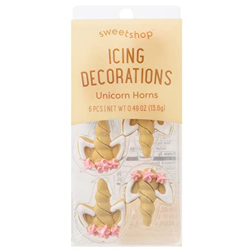 Sweetshop Icing Decoration Kit (Unicorn Horn Gold)