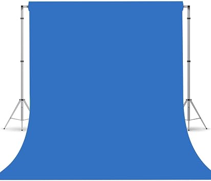 Royal Blue Photography Backdrop for Photoshoot, Fabric 5x7ft | Versatile Studio Photo Backgrounds, Non Reflective, Easy to Use, for Portraits, Product, Party, Video Creation
