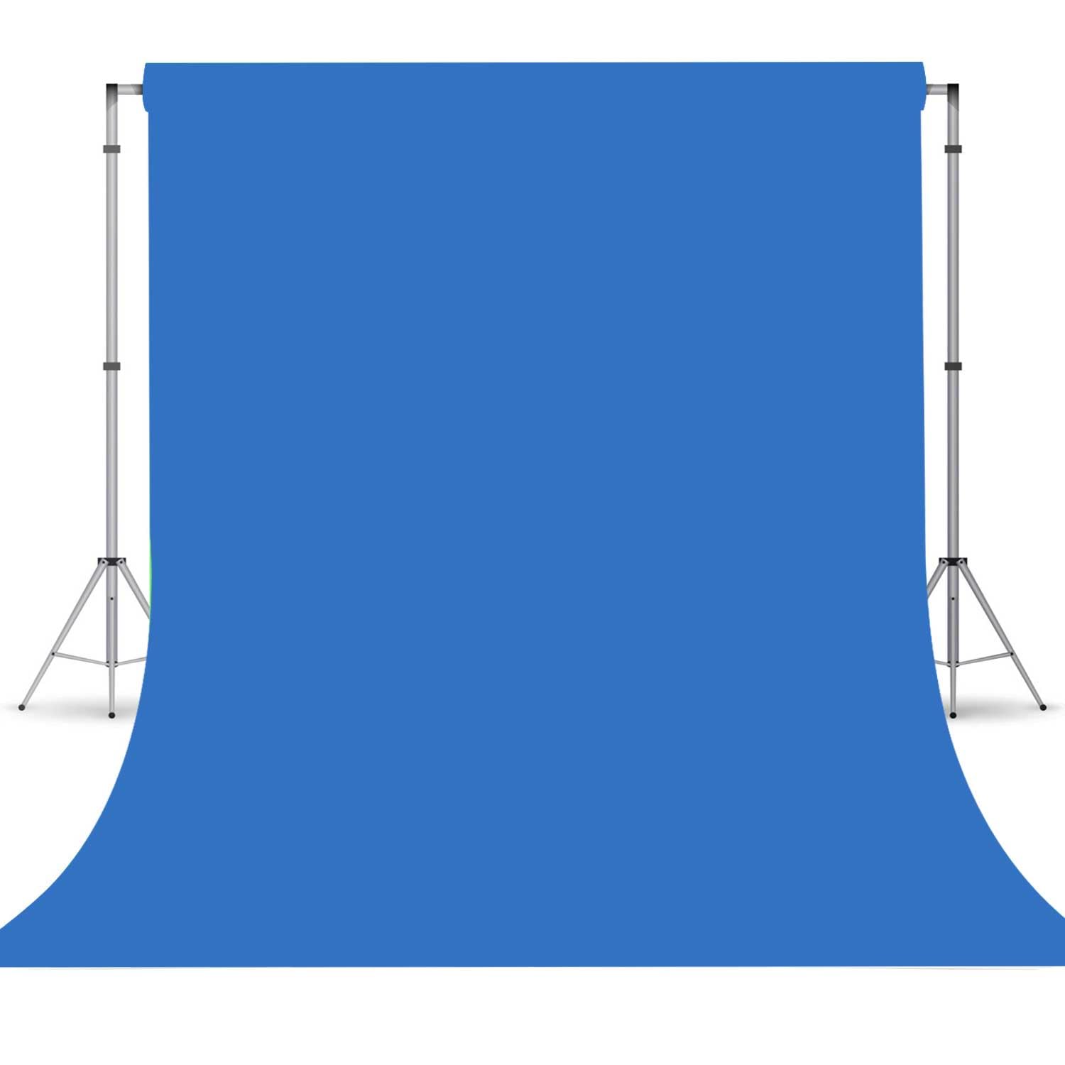 TERSUM Royal Blue Photo Backdrop, Photo Booth Portrait Photography Backdrops, Studio Blue Screen for Photoshoot Streaming Video Shooting 8FTx10FT