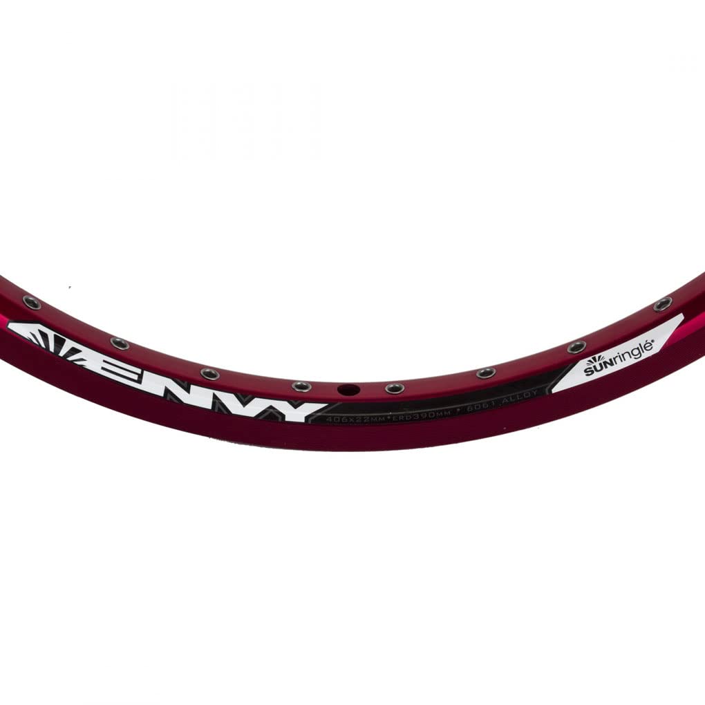 SUNringle Rim 20 406 x 21 Envy-RR 36 Red-Anodized/MSW with Eye Weld - M80E05271812605C
