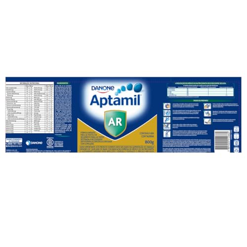2 Latas- Fórmula Infantil Aptamil AR -Danone -800 Gr