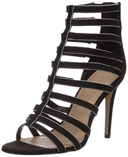 BCBGeneration Women s Jacqueline Caged Sandal Heeled, Black, 10 M US