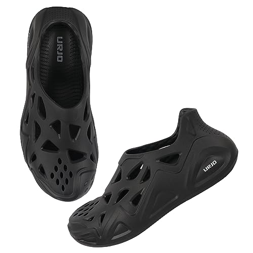 Image of URJO EZY Men's Clogs /Sandals with Adjustable Back Strap Ultra Soft & Flexibility Anti Skid Comfortable Waterproof Daily Mules Clogs /Sandals for Men