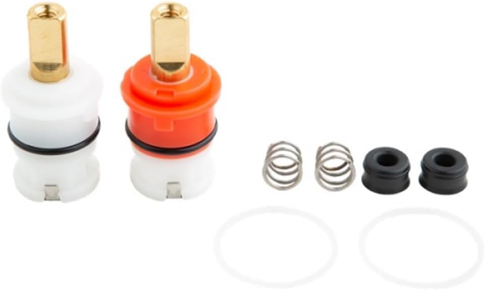 974-0130 Shear Valve Cartridge Kit with Seats and Springs Replacement - Compatible with Pfister Faucets (Hot & Cold) - Professional Solution for Leaking Faucet Spouts and Drip Repair