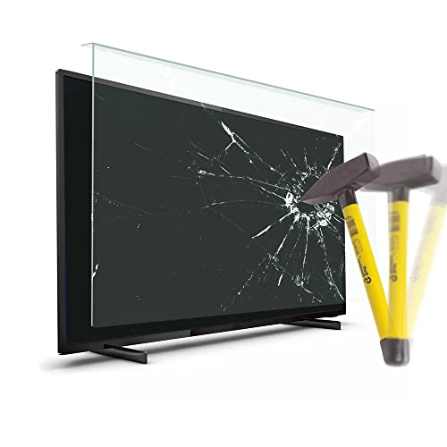 VENTON TV Bildschirmschoner 140 Bildschirm (55 Zoll) - Fernsehfilm für LCD, LED, 4K OLED und QLED HDTV Displayschutz für Fernseher - AntiSchaden TV Schutz - Abgehängt und Fixiert