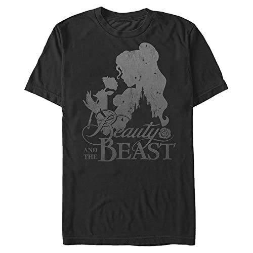 T-shirt Disney Princesses et BB SIL noir taille L pour homme