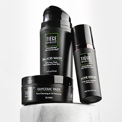 Tiege Hanley Acne Treatment Skin Care Set for Men, System