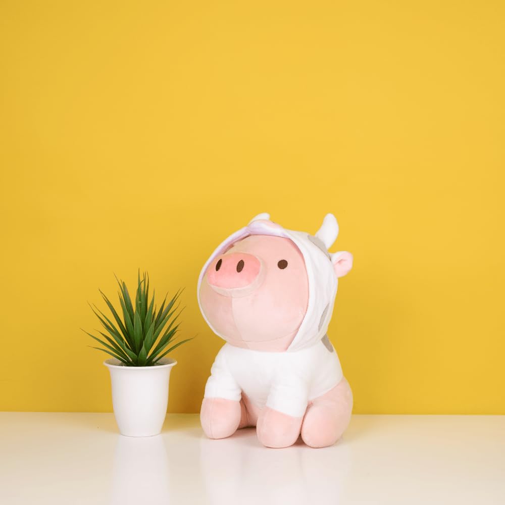 Kekeso Cute Pig Plush Toy – Soft Big Hugging Pillow Animal Doll Cushion – Gifts for Children (40 cm, Small Eyes Kekeso Cute Pig Plush Toy – Soft Big Hugging Pillow Animal Doll Cushion – Gifts for Children (40 cm, Small Eyes