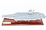 USS Dwight D. Eisenhower CVN-69 Aircraft Carrier 24inch Model,Navy,Scale Model,Mahogany,Nimitz Class