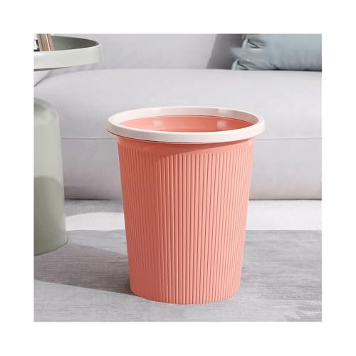 Poubelle rose sans couvercle grande corbeille à papier maison cuisine bureau
