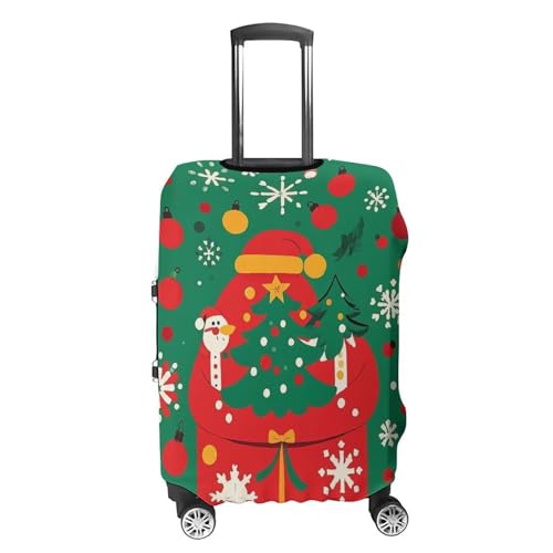 Anti-Scratch Luggage Cover Classic Christmas Scenes Printed Luggage Case Protector Washable Suitcase Covers Elastic Suitcase Protector for Size XL (30-32 inches) Luggage4