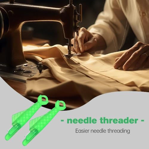 Einfädelhilfe für Nähnadeln 2025,Nadeleinfädler, Nähmaschinen Zubehör Einfädelhilfe, Automatischer Einfädler Nadel Threading Tool für Handnähen (10)